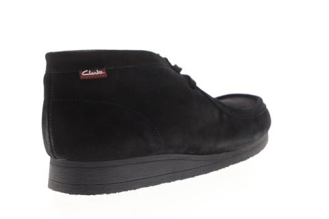 Clarks Stinson Hi 26063368 Mens Black Suede Lace Up Chukkas Boots Shoes
