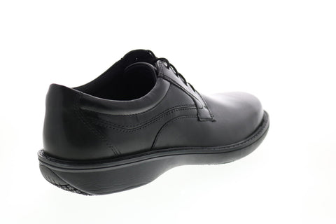 Clarks WADER PURE 26066112 Mens Wide Black Leather Plain Toe Oxfords Shoes