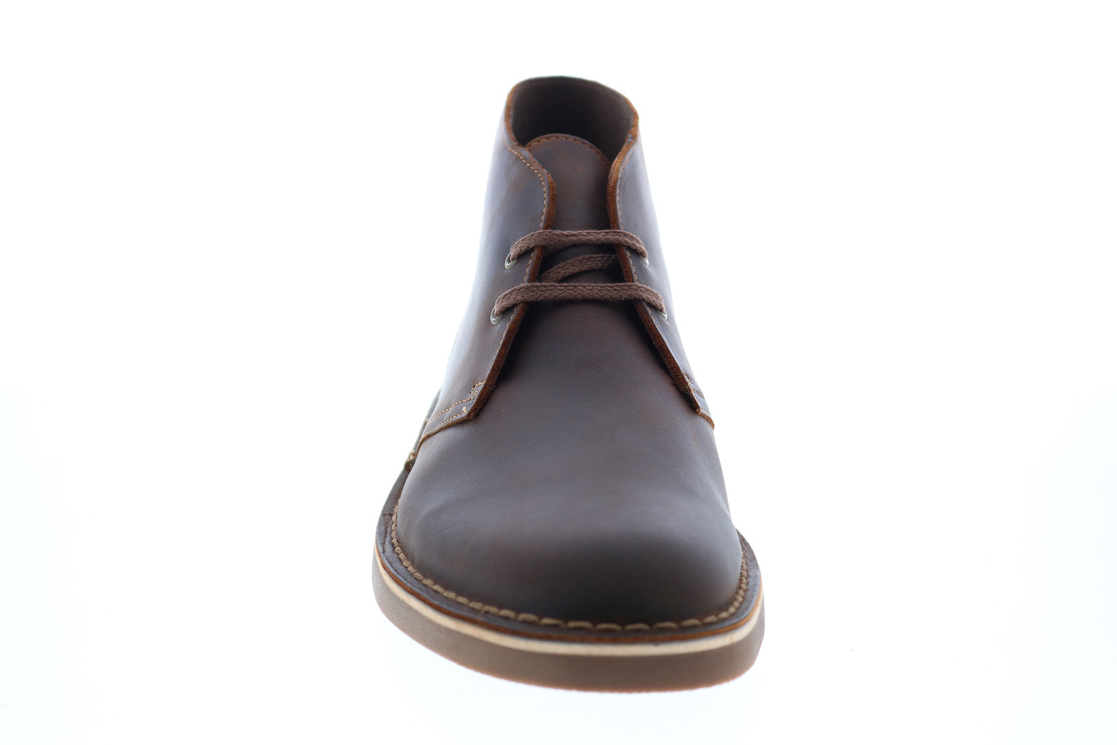 Clarks Bushacre 2 26082286 Mens Brown Leather Lace Up Desert  display picture 1