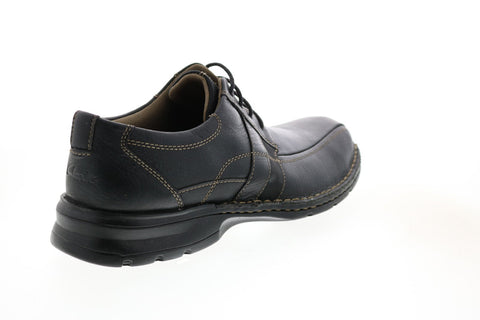 Clarks Espace 26086234 Mens Black Wide Leather Oxfords Plain Toe Shoes