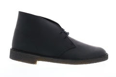 Desert Boot 26103683 Black Leather Lace Up Desert Boots Ruze Shoes