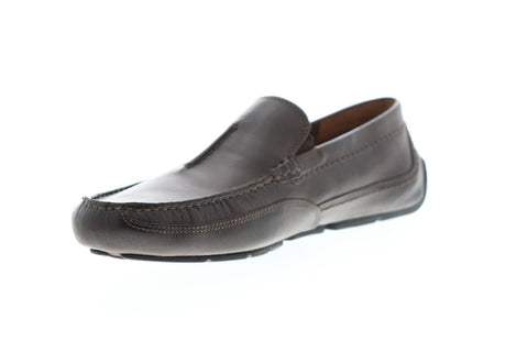 Clarks Ashmont Race 26106362 Mens Brown Leather Casual Slip On Loafers Shoes
