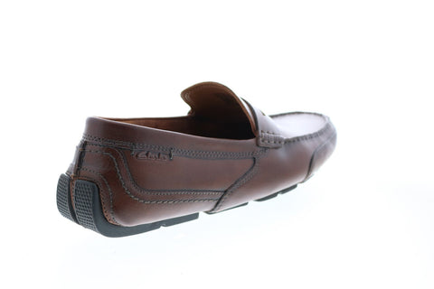 Clarks Ashmont Way 26108167 Mens Brown Leather Loafers Moccasin Shoes