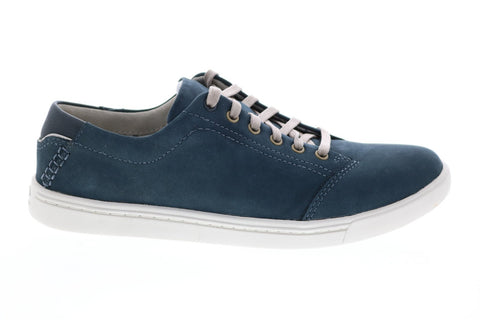 Clarks Newood Street Lace 26108207 Mens Blue Nubuck Lifestyle Sneakers Shoes