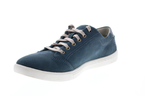 Clarks Newood Street Lace 26108207 Mens Blue Nubuck Lifestyle Sneakers Shoes