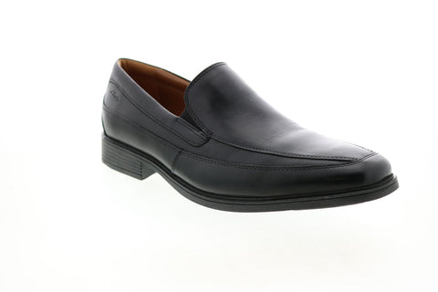 Clarks Tilden Free 26110312 Mens Black Leather Loafers Casual Shoes