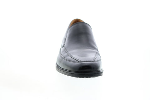 Clarks Tilden Free 26110312 Mens Black Leather Loafers Casual Shoes