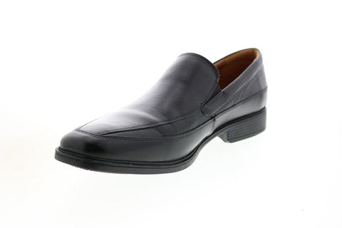 Clarks Tilden Free 26110312 Mens Black Leather Loafers Casual Shoes