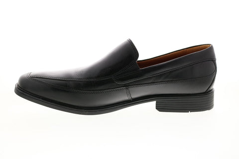 Clarks Tilden Free 26110312 Mens Black Leather Loafers Casual Shoes