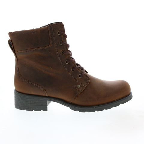 Clarks Orinoco Spice 26110935 Womens Brown Wide Leather Zipper Dress Boots