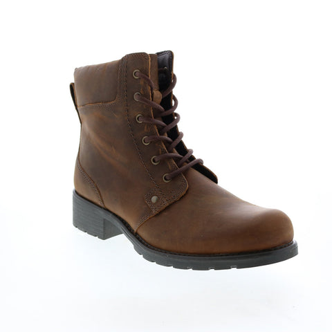 Clarks Orinoco Spice 26110935 Womens Brown Wide Leather Zipper Dress Boots