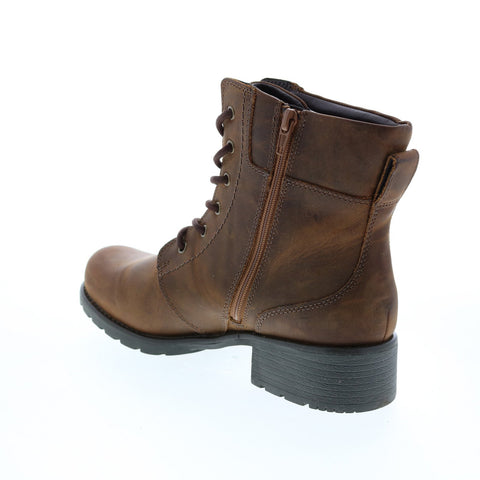 Clarks Orinoco Spice 26110935 Womens Brown Leather Zipper Dress Boots