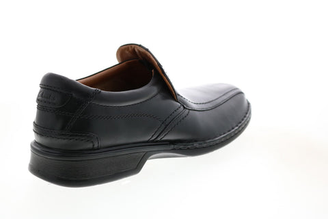 Clarks Escalade Step 26113918 Mens Black Leather Loafers Casual Shoes