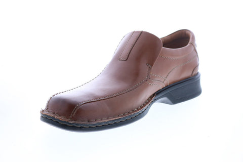 Clarks Escalade Step 26113919 Mens Brown Wide Leather Loafers Casual Shoes
