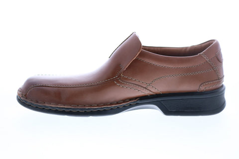 Clarks Escalade Step 26113919 Mens Brown Wide Leather Loafers Casual Shoes