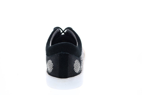Clarks Glitter Glove 26115499 Womens Black White Lifestyle Sneakers Shoes