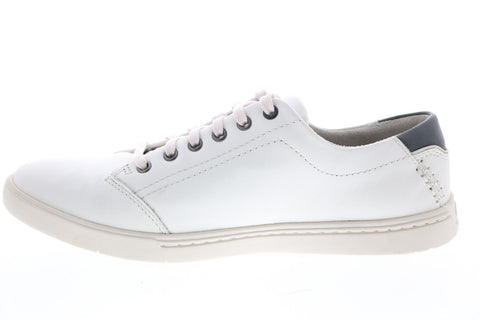 Clarks Newood Street Lace 26115676 Mens White Lifestyle Sneakers Shoes