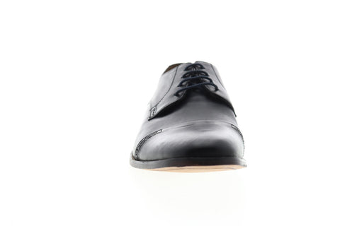 Bostonian Narrate Cap 26116111 Mens Black Leather Dress Lace Up Oxfords Shoes