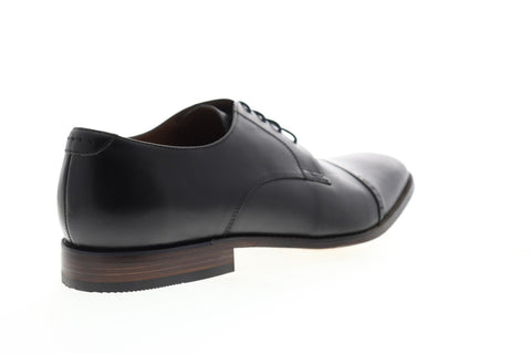 Bostonian Narrate Cap 26116111 Mens Black Leather Dress Lace Up Oxfords Shoes