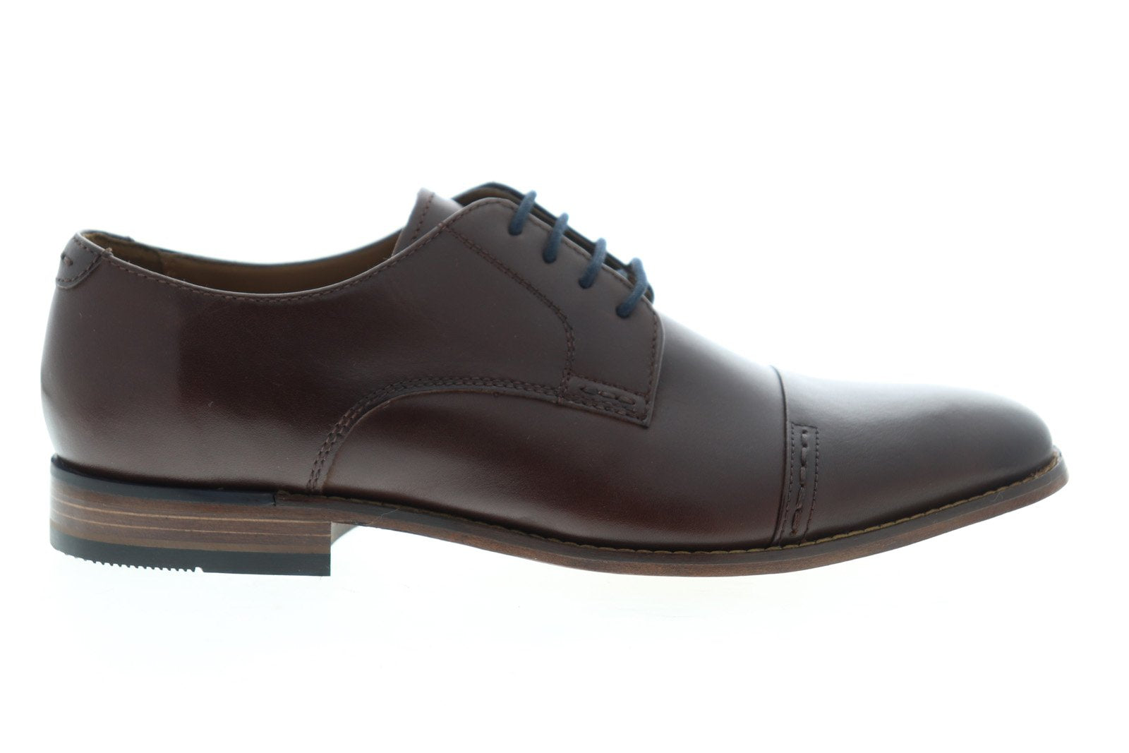 Bostonian Narrate Cap 26116112 Mens Brown Leather Lace Up 