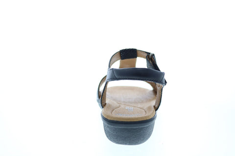 Clarks Manilla Lift 26116377 Womens Black Leather Slingback Sandals Shoes