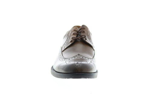 Clarks Kovit Walk Mens Brown Leather Oxfords Wingtip & Brogue Shoes