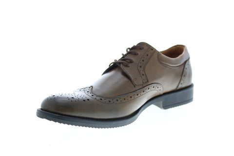 Clarks Kovit Walk Mens Brown Leather Oxfords Wingtip & Brogue Shoes