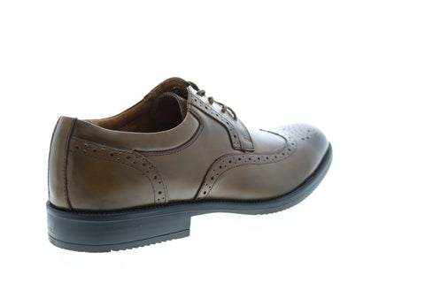 Clarks Kovit Walk Mens Brown Leather Oxfords Wingtip & Brogue Shoes