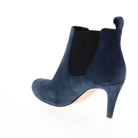 Clarks Carlita Quinn 26118534 Womens Blue Suede Ankle & Booties Boots