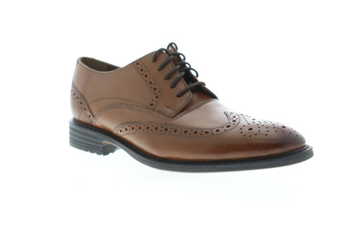 Bostonian Garvan Edge Mens Brown Oxfords & Lace Ups Wingtip & Brogue Shoes