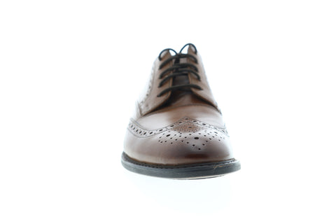 Bostonian Garvan Edge Mens Brown Oxfords & Lace Ups Wingtip & Brogue Shoes