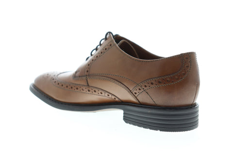 Bostonian Garvan Edge Mens Brown Oxfords & Lace Ups Wingtip & Brogue Shoes