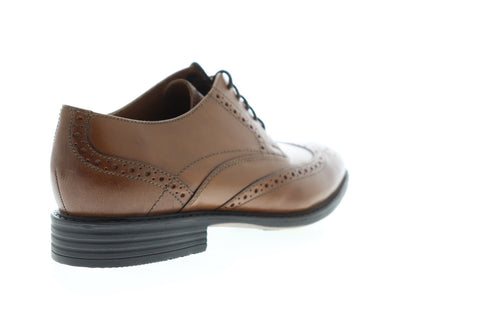 Bostonian Garvan Edge Mens Brown Oxfords & Lace Ups Wingtip & Brogue Shoes