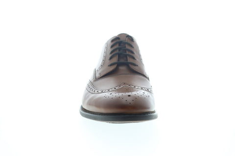 Bostonian Garvan Edge Mens Brown Oxfords & Lace Ups Wingtip & Brogue Shoes