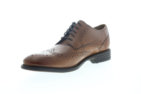 Bostonian Garvan Edge Mens Brown Oxfords & Lace Ups Wingtip & Brogue Shoes