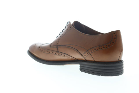 Bostonian Garvan Edge Mens Brown Oxfords & Lace Ups Wingtip & Brogue Shoes