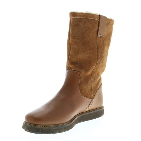 Clarks Glick Emfield 26120000 Womens Brown Leather Casual Dress Boots