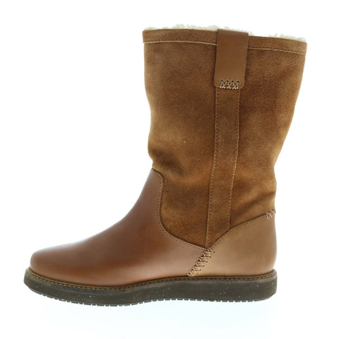 Clarks Glick Emfield 26120000 Womens Brown Leather Casual Dress Boots