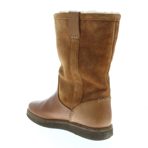 Clarks Glick Emfield 26120000 Womens Brown Leather Casual Dress Boots