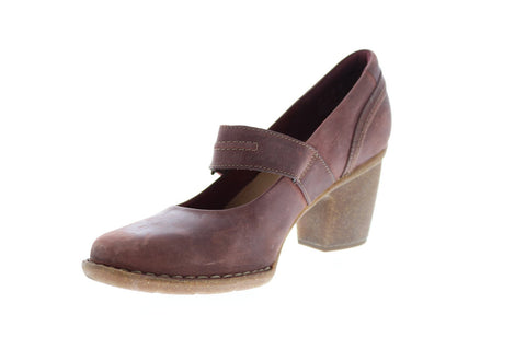 Clarks Carleta Prato 26120407 Womens Brown Leather Ankle & Booties Boots