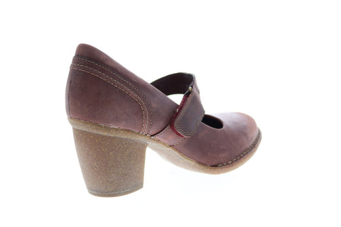 Clarks Carleta Prato 26120407 Womens Brown Leather Ankle & Booties Boots