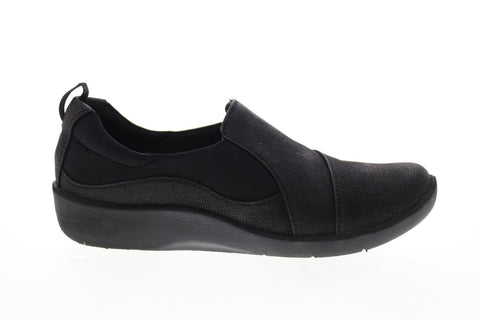 Clarks Sillian Paz Slip On 26120931 Womens Black Lifestyle Sneakers Shoes