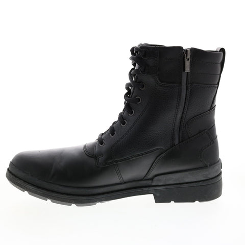 Clarks Kimball Rise 26120951 Mens Black Leather Lace Up Casual Dress Boots