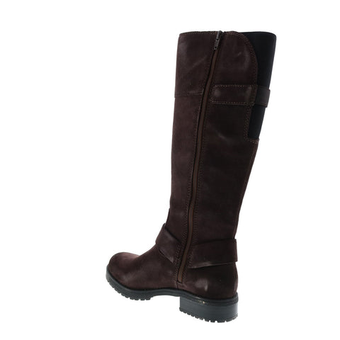 Clarks Faralyn Dawn 26121592 Womens Brown Leather Zipper Over The Knee Boots