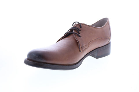 Clarks Tomina Luca 26121754 Womens Brown Leather Lace Up Oxford Flats Shoes