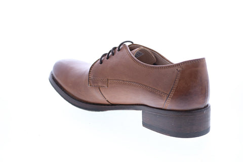 Clarks Tomina Luca 26121754 Womens Brown Leather Lace Up Oxford Flats Shoes