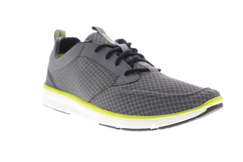 Clarks Orson Fast Mens Gray Mesh Low Top Lace Up Sneakers Shoes