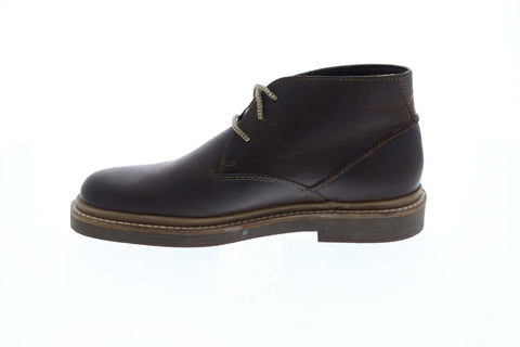 Clarks Bushacre Ridge 26122634 Mens Brown Leather Lace Up Chukkas Boots