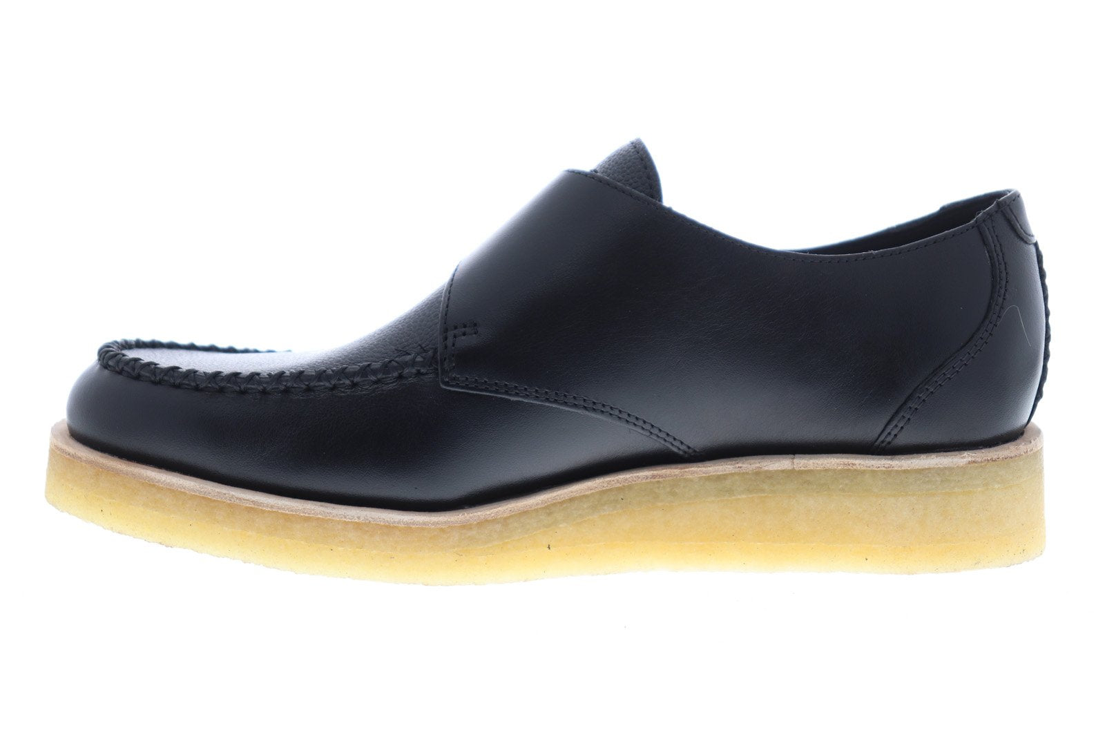 Clarks Burcott Monk 26122987 Mens Black Leather Comfort Monk  display picture 2
