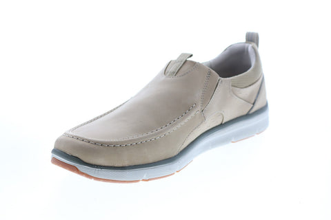 Clarks Orson Row 26123594 Mens Brown Nubuck Loafers & Slip Ons Boat Shoes